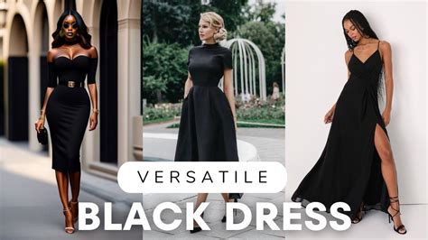 The Versatility of Black Dresses