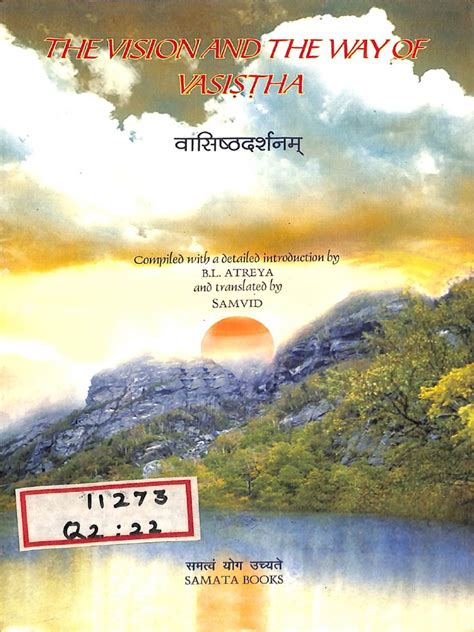 The Vision and Way of Vasistha Ebook PDF