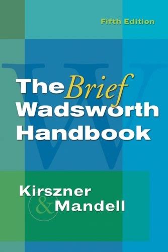The Wadsworth Handbook Available Titles CengageNOW Doc