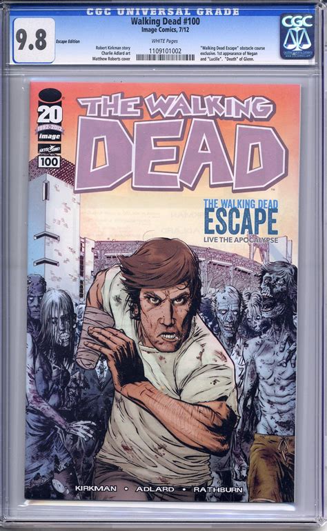 The Walking Dead 100 Chrome Variant Cover CGC Graded See Amazon Condition for Grades of Each Listing Reader