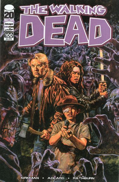 The Walking Dead 100 Sean Philips Cover E NM 3 of 200 Signed by Artist Charlie Adlard w Certificate of Authenticity COA Reader