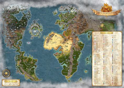 The Warhammer World Map: