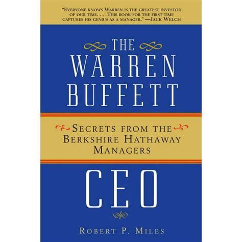 The Warren Buffett Ceo Secrets from the Berkshire Hathaway Managers Epub