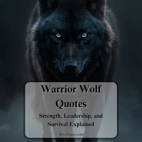 The Warrior and the Wolf: A Saga of Resilience and Connection