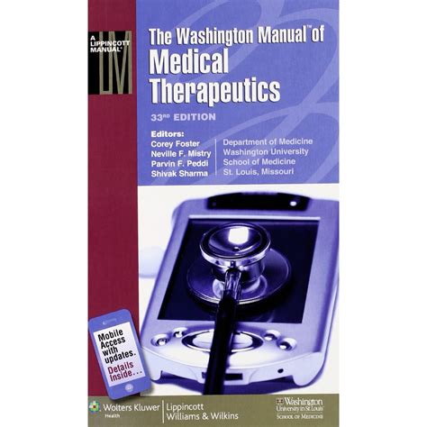 The Washington Manual of Medical Therapeutics, 33rd Edition Kindle Editon