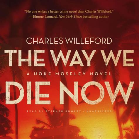 The Way We Die Now Kindle Editon