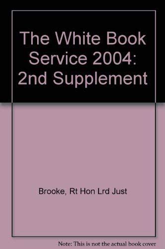 The White Book Service 2001 PDF