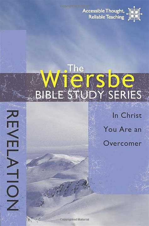 The Wiersbe Bible Study Series Revelation In Christ You Are an Overcomer Doc