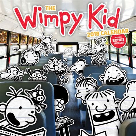 The Wimpy Kid 2018 Calendar PDF