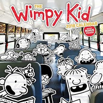 The Wimpy Kid 2018 Calendar Doc