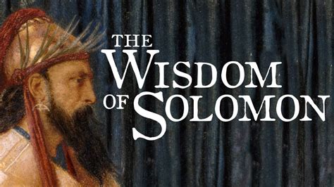 The Wisdom of Solomon Doc