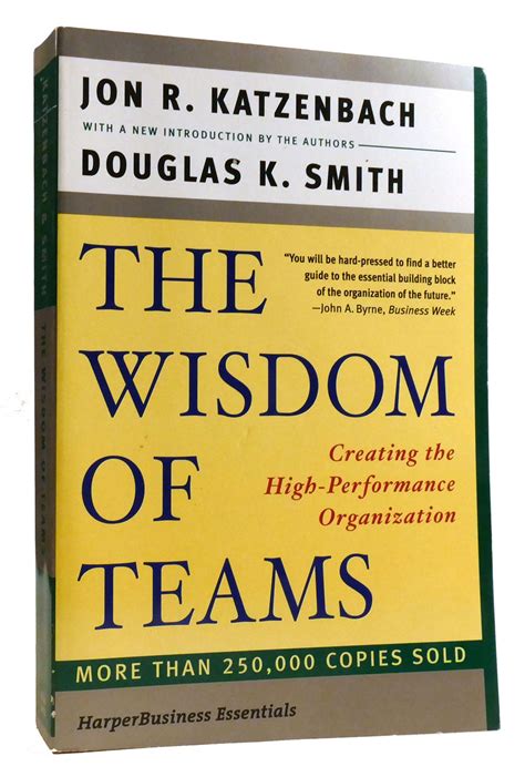 The Wisdom of Teams Creating the High-Performance Organization 1st Printing Edition Epub