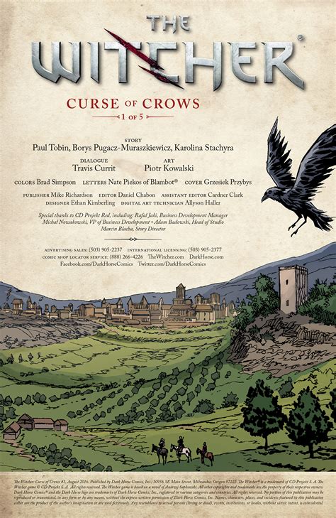 The Witcher Curse of Crows 1 Kindle Editon