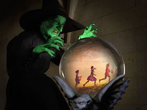 The Wizard of Oz The Wicked Witch of the West Light-Up Crystal Ball Reader