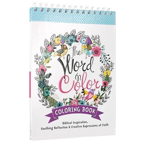 The Word in Color Hardcover Biblical Inspiration Adult Coloring Book PDF