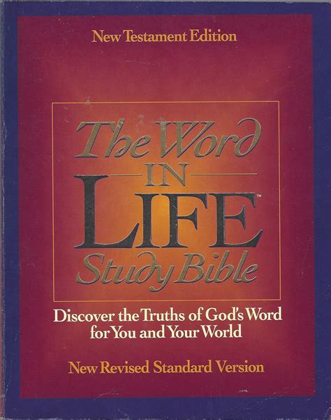 The Word in Life Study Bible New Testament Edition PDF