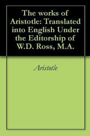 The Works of Aristotle Volume 7 Epub