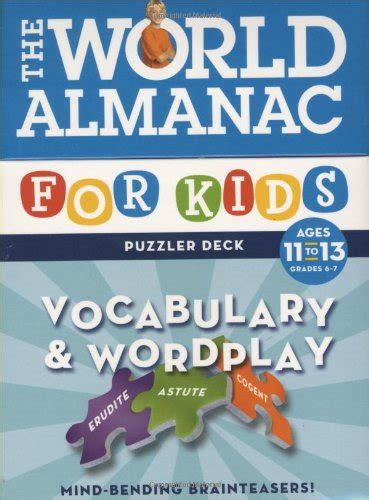 The World Almanac for Kids Puzzler Deck Vocabulary and Wordplay Kindle Editon