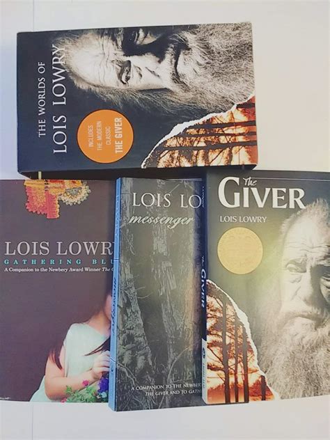 The Worlds of Lois Lowry 3 Copy Boxed Set The Giver Gathering Blue The Messenger 3 Book Series