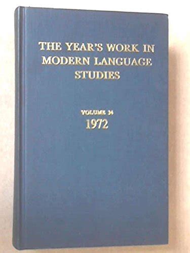 The Years Work in Modern Language Studies Ebook Ebook Kindle Editon