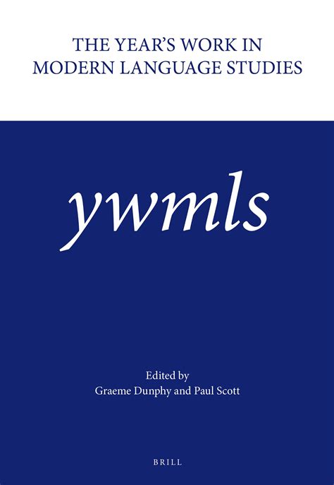 The Years Work in Modern Language Studies Ebook Ebook Kindle Editon