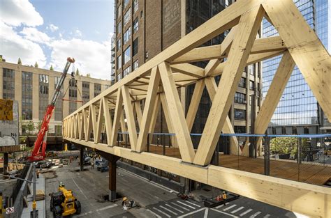 The bridge was originally made of wood.