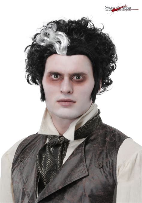 The classic Sweeney Todd wig: