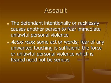 The defendant intentionally or recklessly caused you bodily harm.