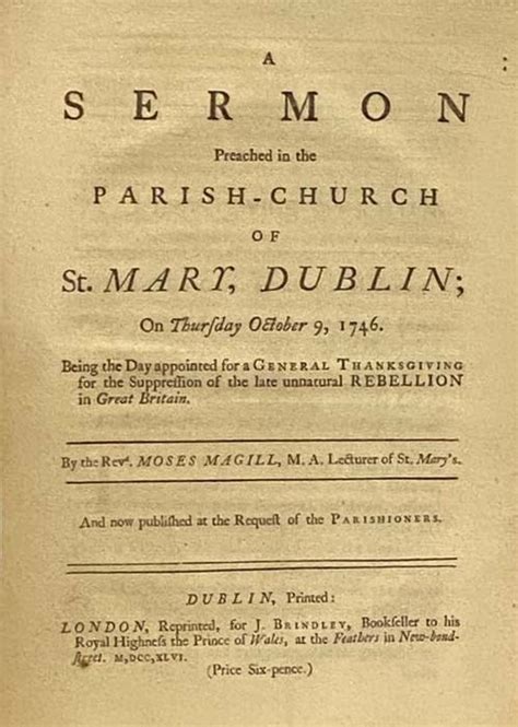 The duty of apprentices and other servants A sermon preach d at the parish church of St Bridget alias Bride August 24th 1713 Being the festival of a meeting of about 1400 persons of both sexes Doc