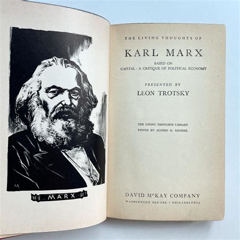 The living thoughts of Karl Marx based on Capital a critique of political economy presented by Leon Trotsky Kindle Editon