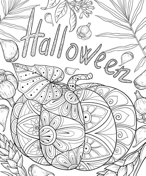 The mystery of halloween Coloring Book for Relaxation and Meditation Kindle Editon