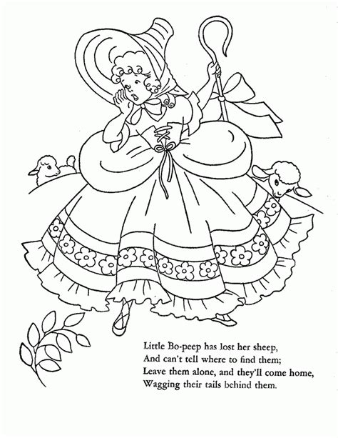 The nursery rhymes of Mother Goose Coloring book Epub