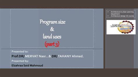 The size of the program.