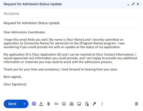 The student submits an anomaly admissions application.