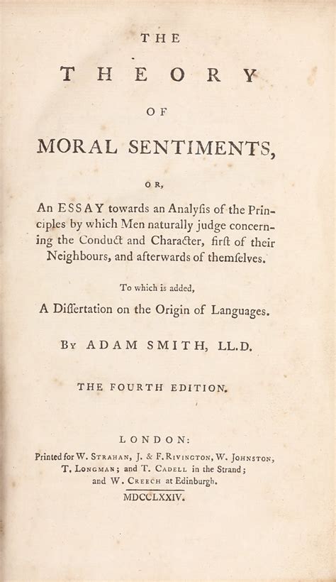 The theory of moral sentiments To which is added a dissertation on the origin of languages By Adam Smith LLD The third edition Kindle Editon