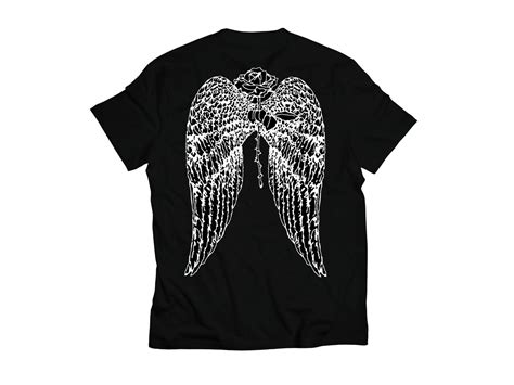 The traditional fallen angel shirt: