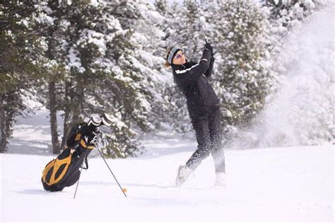 The weather is perfect for golf.