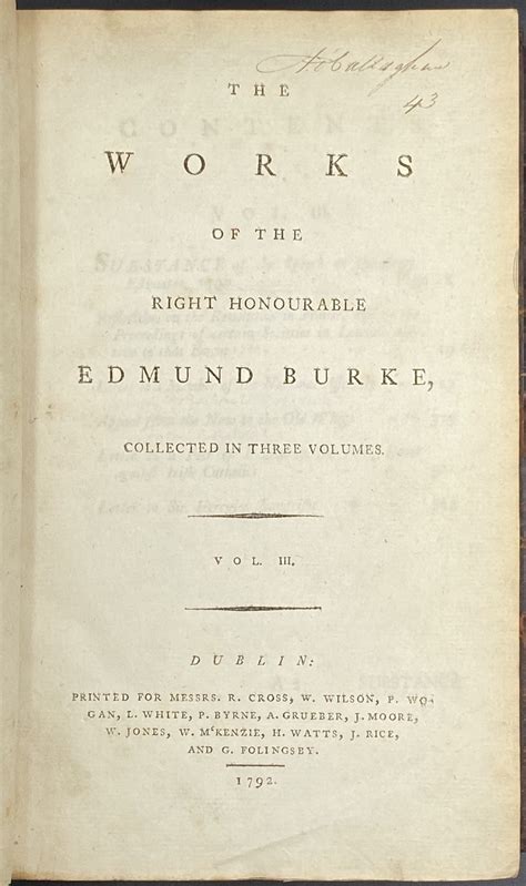 The works of the Right Honourable Edmund Burke collected in three volumes Volume 3 of 3 Epub