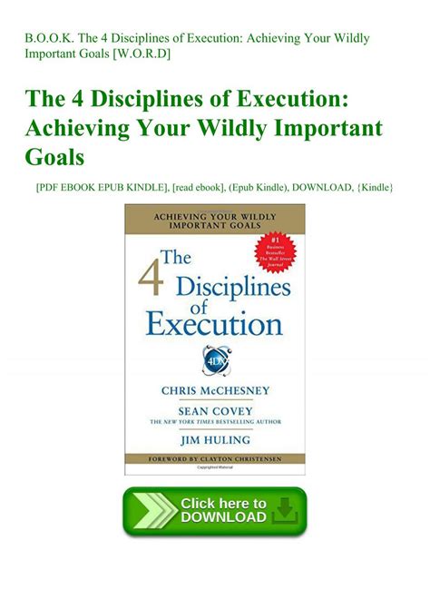 The.4.Disciplines.of.Execution.Achieving.Your.Wildly.Important.Goals Ebook PDF