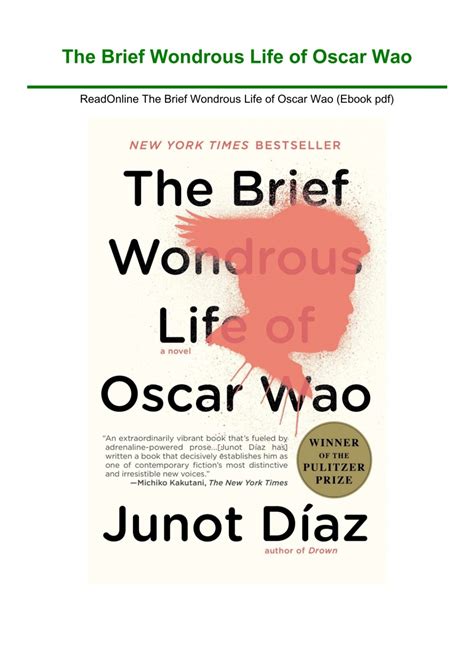 The.Brief.Wondrous.Life.of.Oscar.Wao Ebook Reader