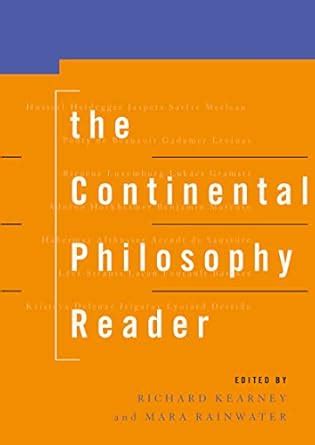 The.Continental.Philosophy.Reader Ebook PDF