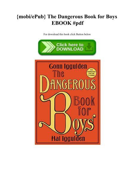 The.Dangerous.Book.for.Boys Ebook Kindle Editon