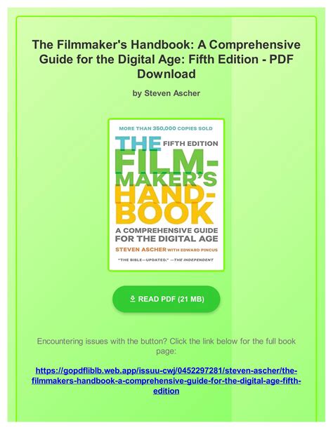 The.Filmmaker.s.Handbook.A.Comprehensive.Guide.for.the.Digital.Age Ebook PDF