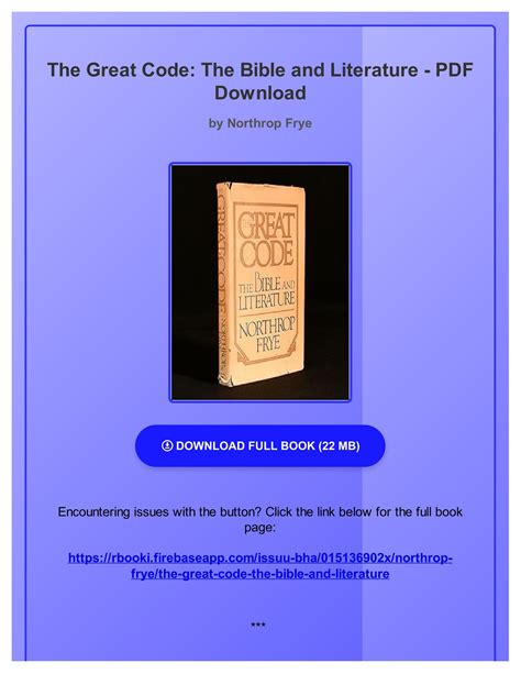 The.Great.Code.The.Bible.and.Literature Ebook Epub