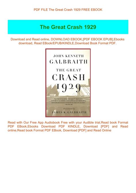 The.Great.Crash.1929 Ebook Reader