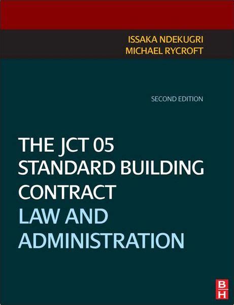 The.JCT.05.Standard.Building.Contract.Law.Administration Ebook Epub