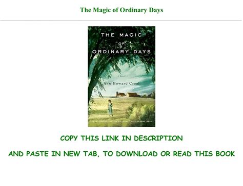 The.Magic.of.Ordinary.Days.A.Novel Ebook Epub