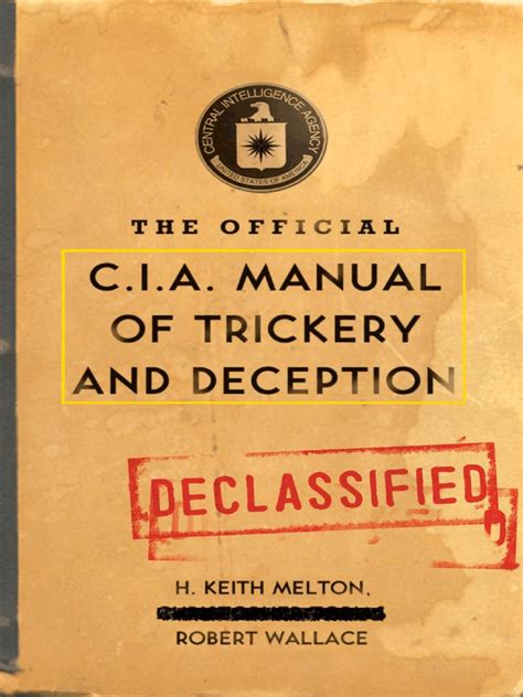 The.Official.C.I.A.Manual.of.Trickery.and.Deception Ebook Epub