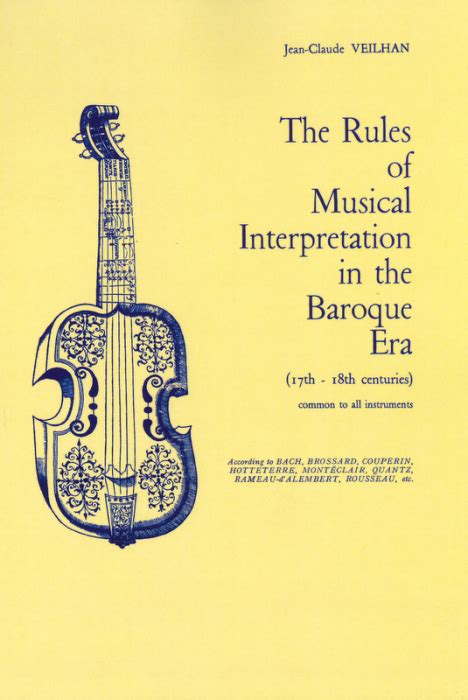 The.rules.of.musical.interpretation.in.the.baroque.era Ebook Epub