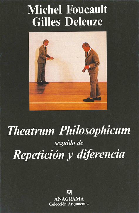 Theatrum Philosophicum Repeticion y Diferencia Spanish Edition Kindle Editon